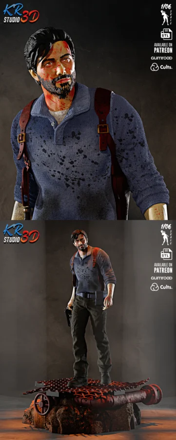 Sebastian Castellanos – The Evil Within 2 STL model for 3D printing