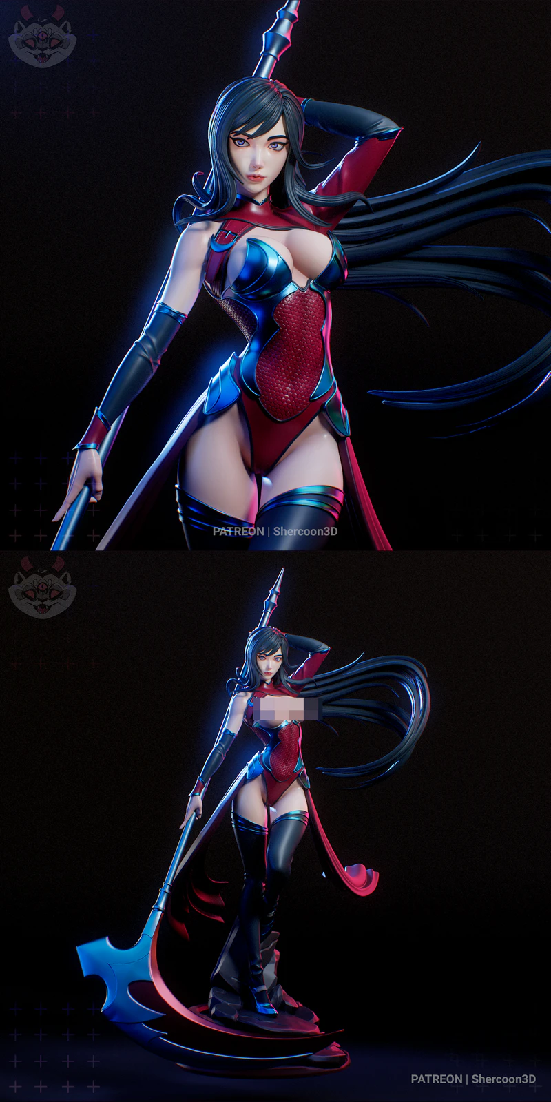 Reika Shinzai STL model for 3D printing