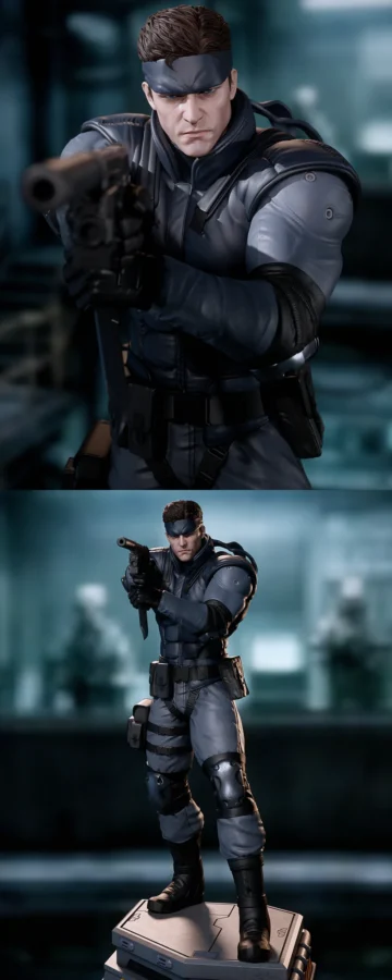 Solid Snake STL model for 3D printing