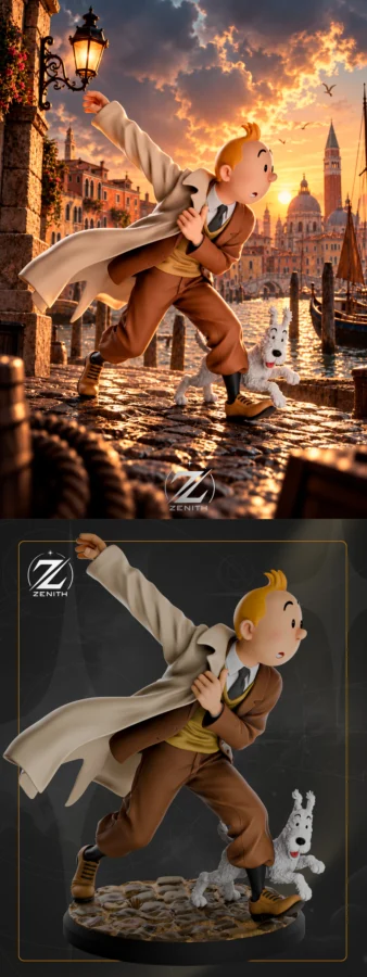 TINTIN STL model for 3D printing