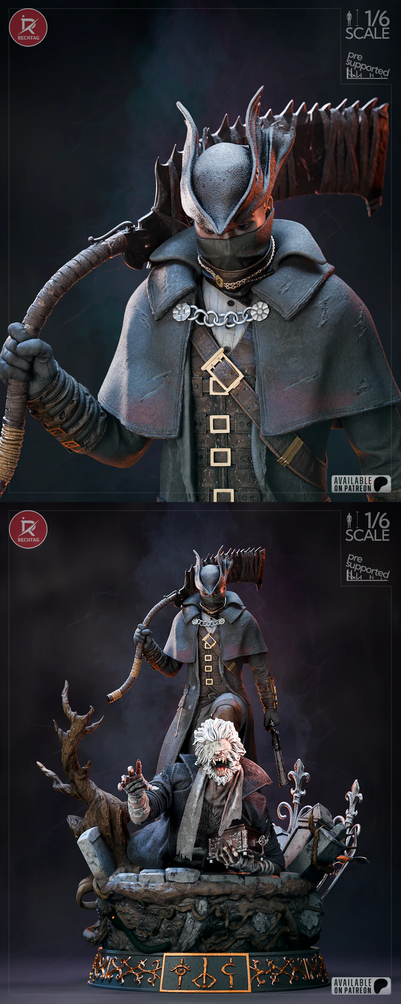 The Hunter – Bloodborne STL model for 3D printing