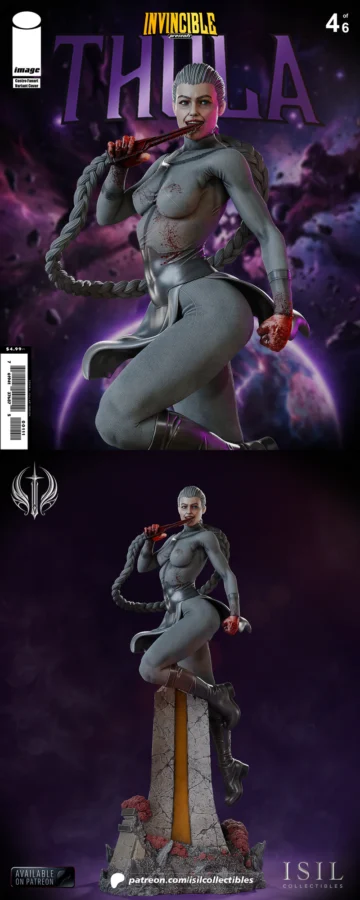 Thula – Invincible Diorama STL model for 3D printing