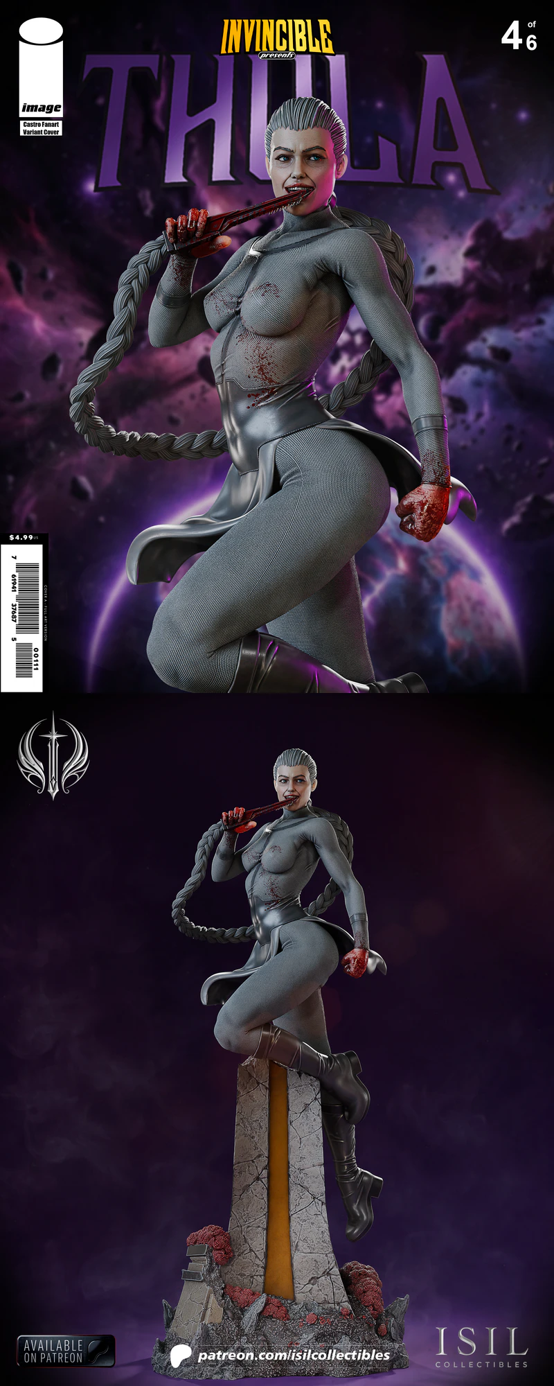 Thula – Invincible Diorama STL model for 3D printing