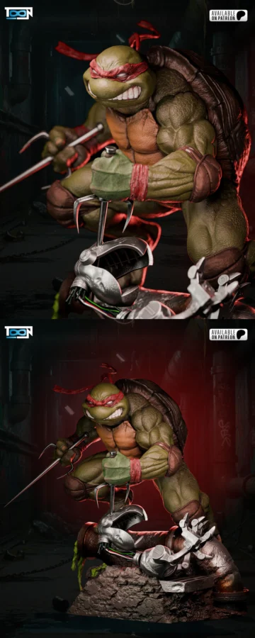 Raphael TMNT STL model for 3D printing
