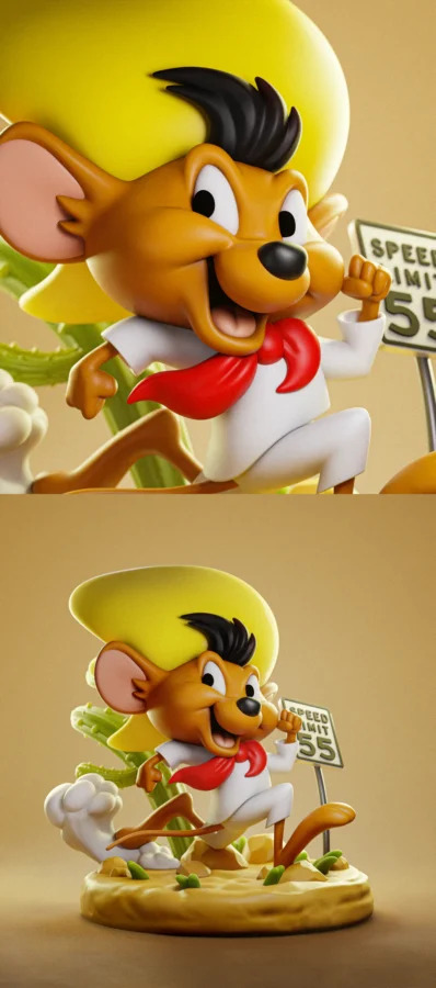 Speedy Gonzalez STL model for 3D printing