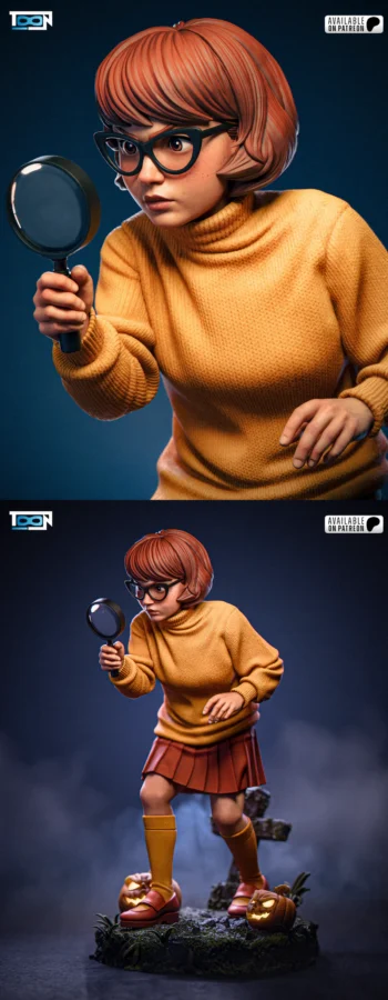 Velma Scooby Doo STL model for 3D printing