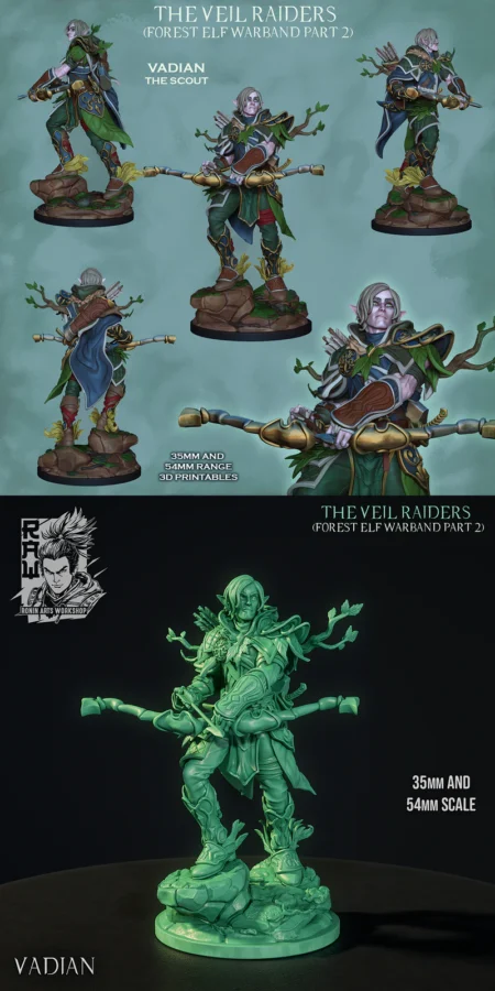 Vadian the Scout STL model for 3D printing