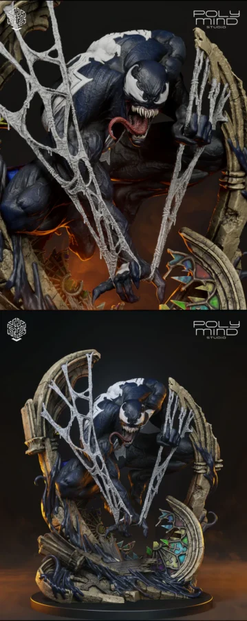 Venom STL model for 3D printing