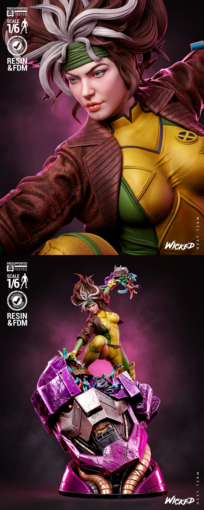 Rogue Sculpture STL model for 3D printing