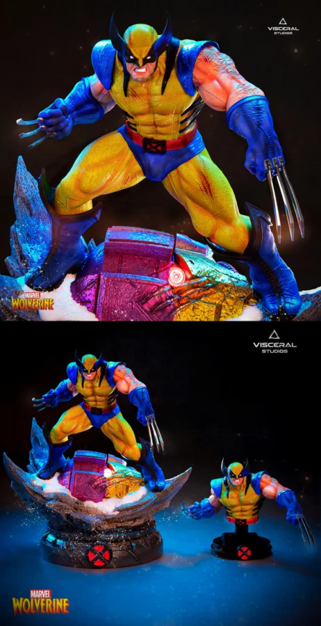 Wolverine X-Men STL model for 3D printing