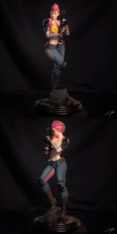 Zarana G.I. Joe Extra STL model for 3D printing