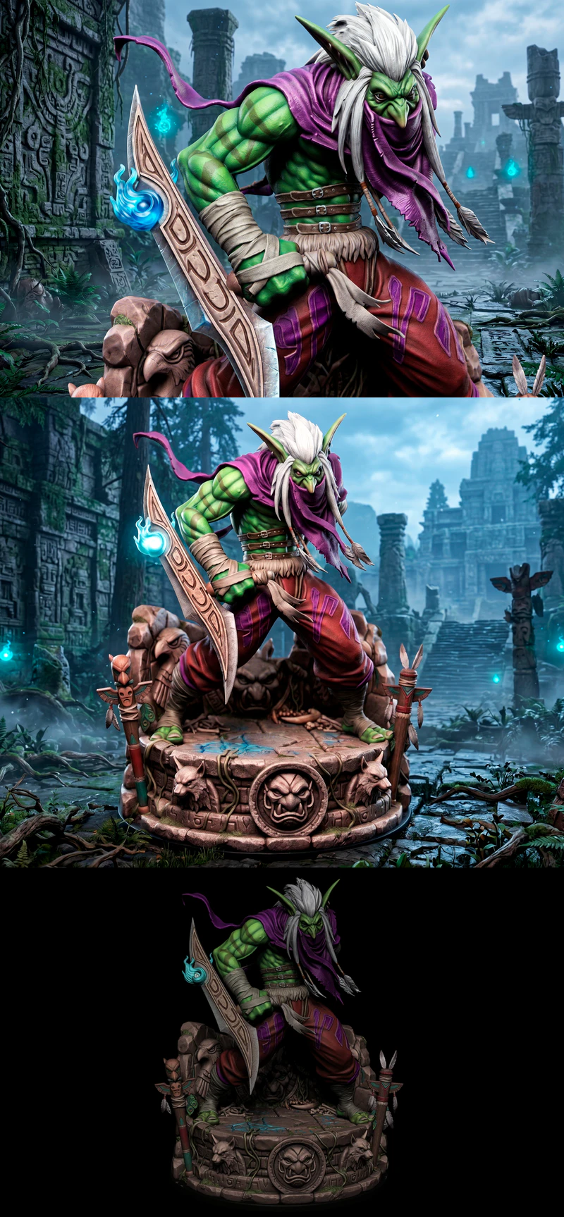 Zuljin – Warcraft STL model for 3D printing