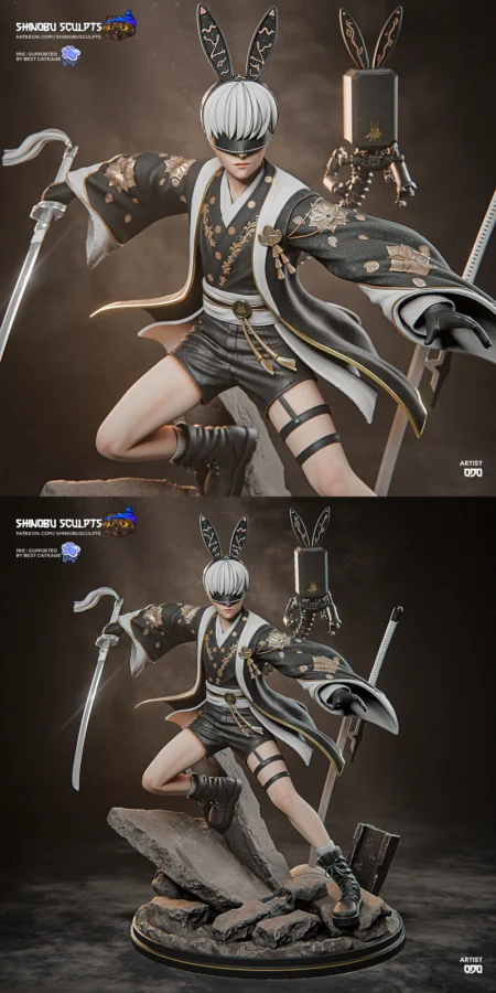9s Nier Automata STL model for 3D printing