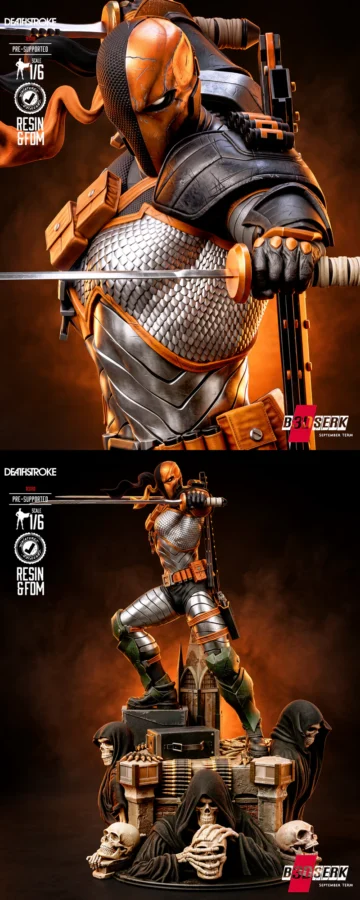 Deathstroke Sculpture STL model for 3D printing
