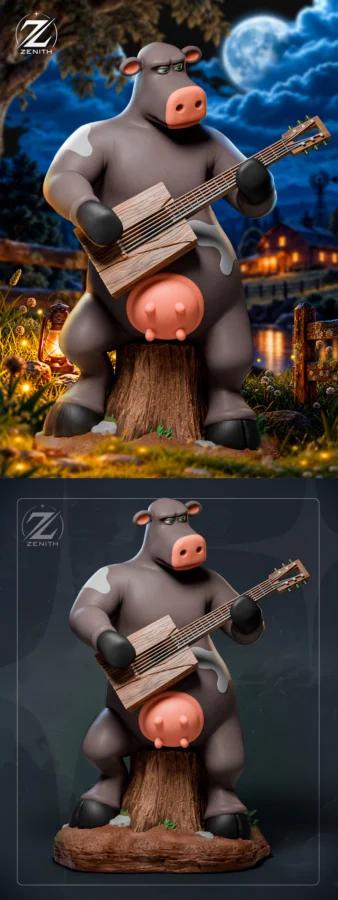 BEN BARNYARD STL model for 3D printing