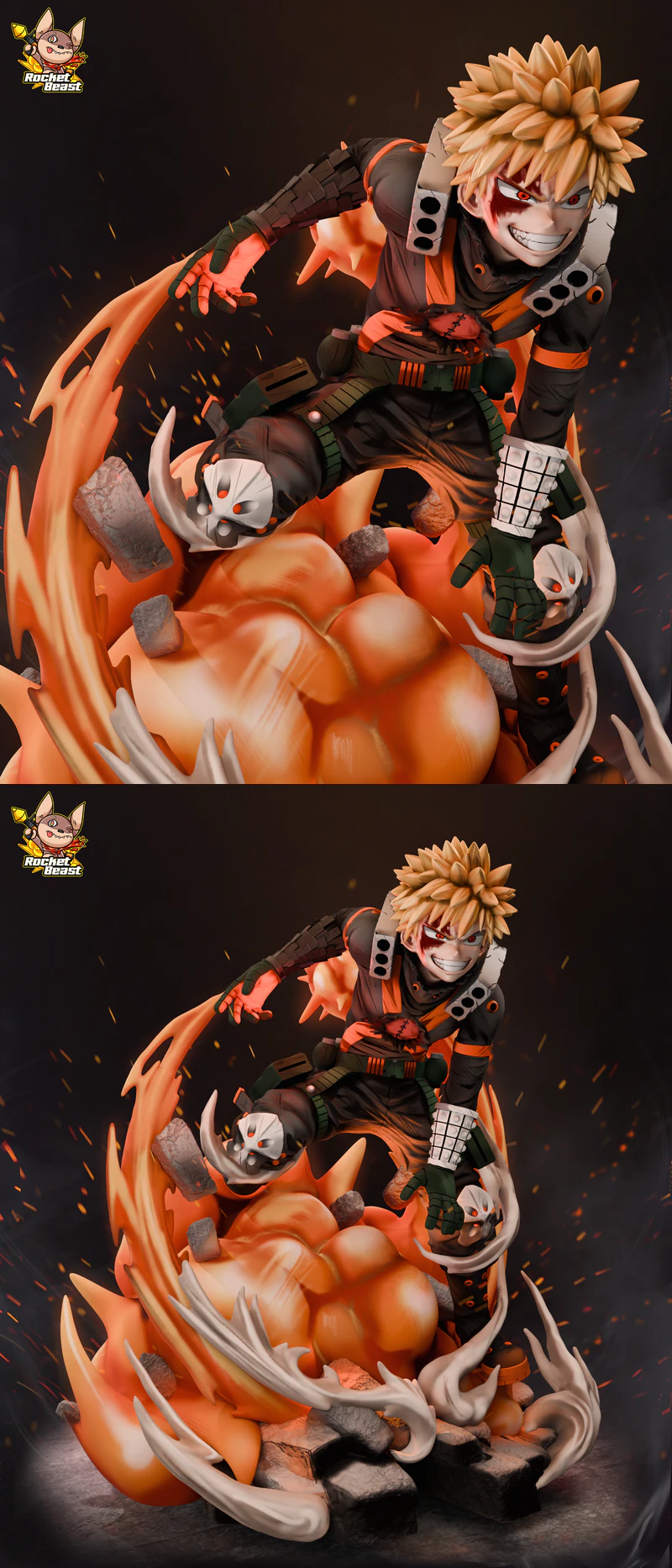 Bakugo – My Hero Academia STL model for 3D printing