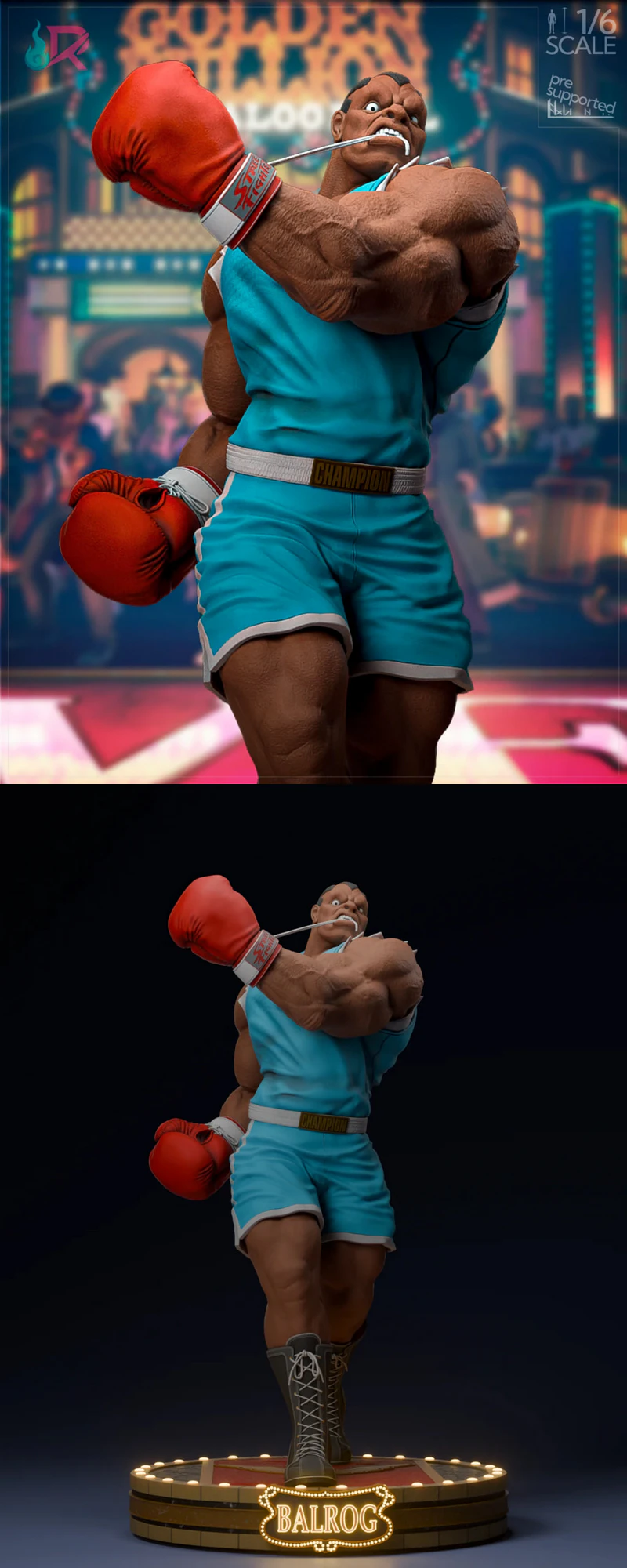 Balrog – Street Fighter STL model for 3D printing