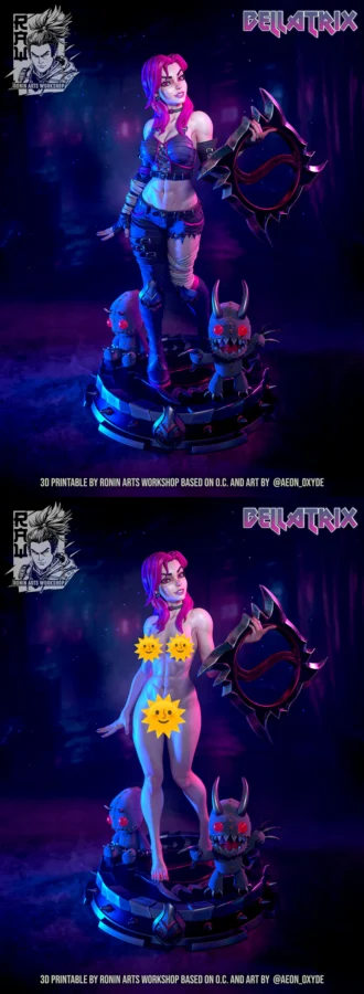 Bellatrix STL model for 3D printing