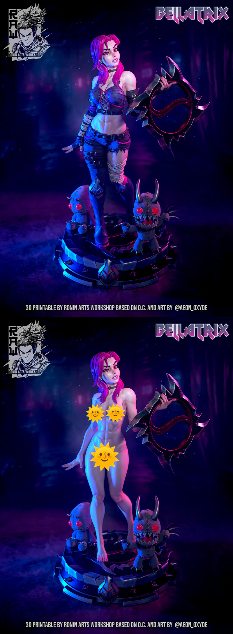 Bellatrix STL model for 3D printing