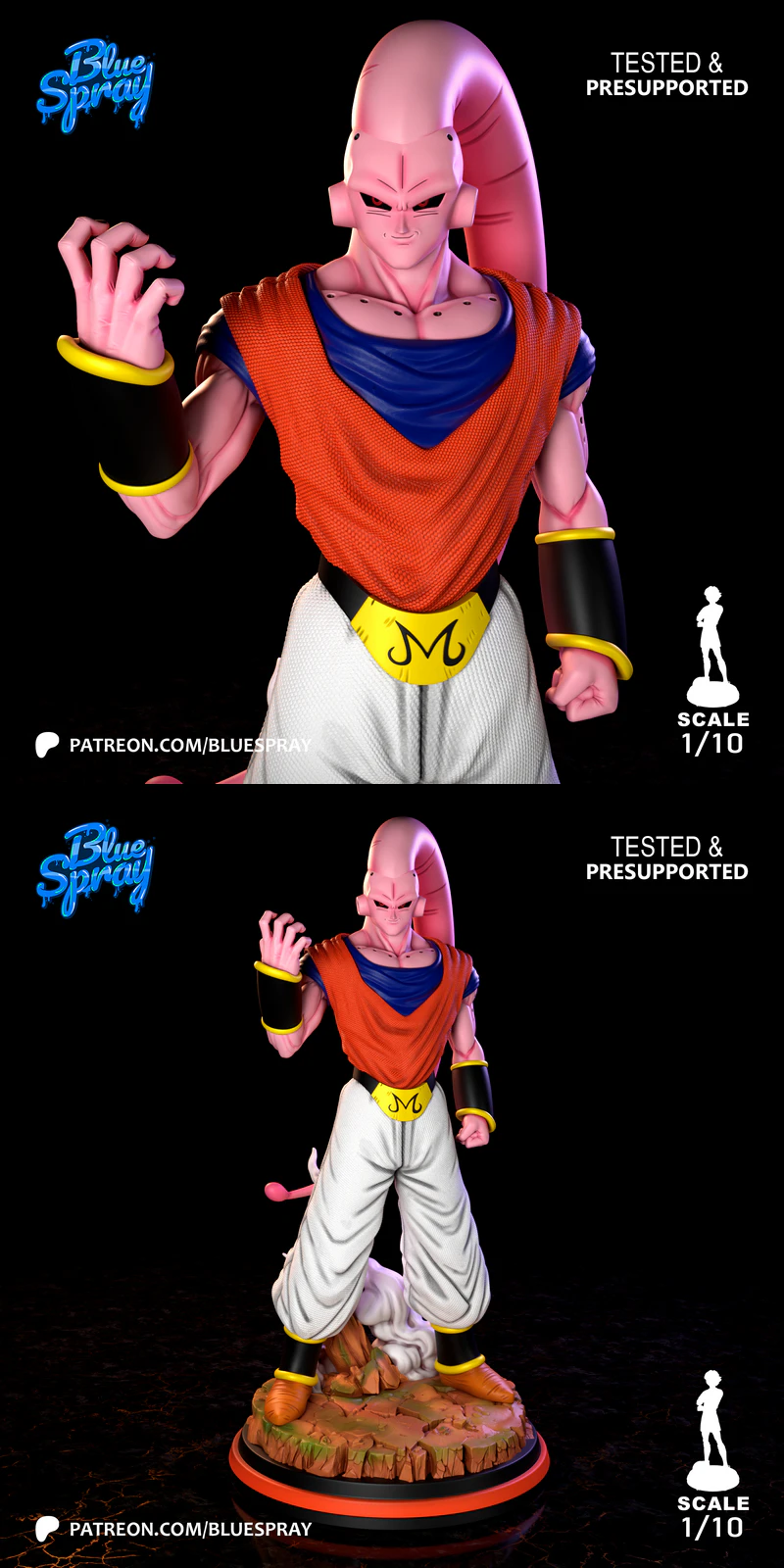 Buu Gohan – Dragon Ball Z STL model for 3D printing