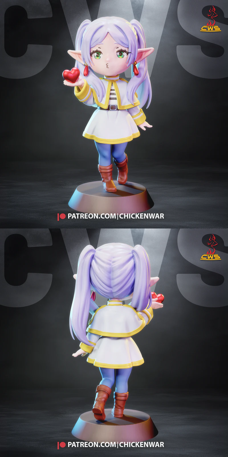 Chibi Frieren STL model for 3D printing