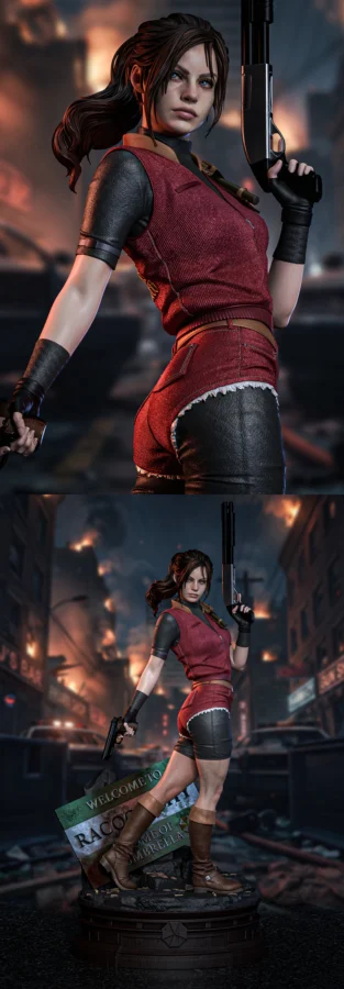 Claire Redfield STL model for 3D printing