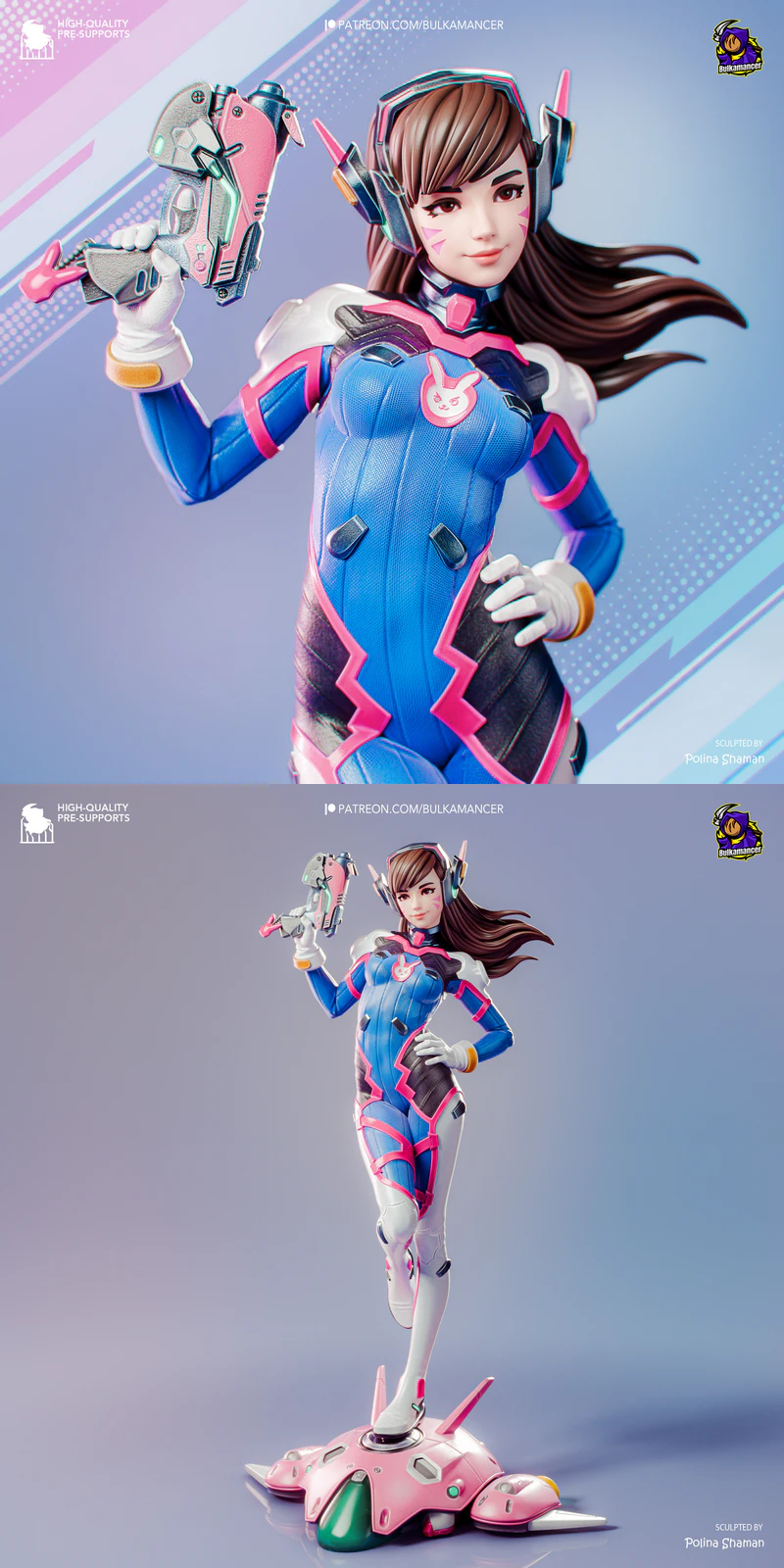 D.Va – Overwatch STL model for 3D printing
