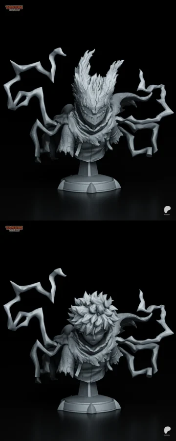 Deku – My Hero Academia – Bust STL model for 3D printing