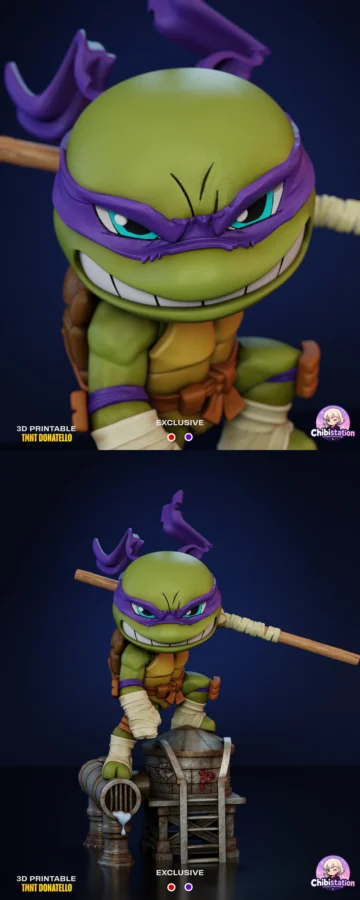 Donatello TMNT STL model for 3D printing