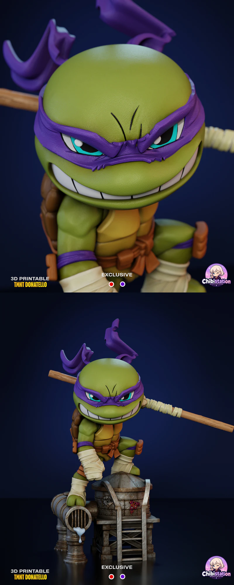 Donatello TMNT STL model for 3D printing