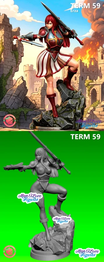 ERZA STL model for 3D printing