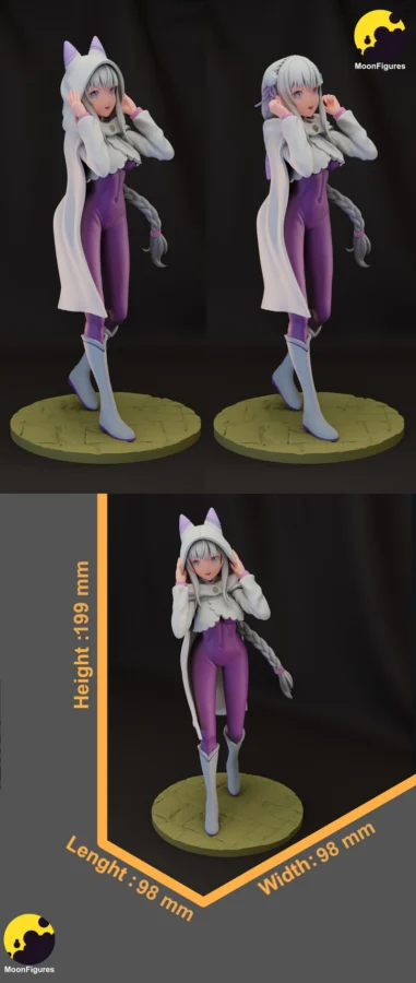 Emilia STL model for 3D printing