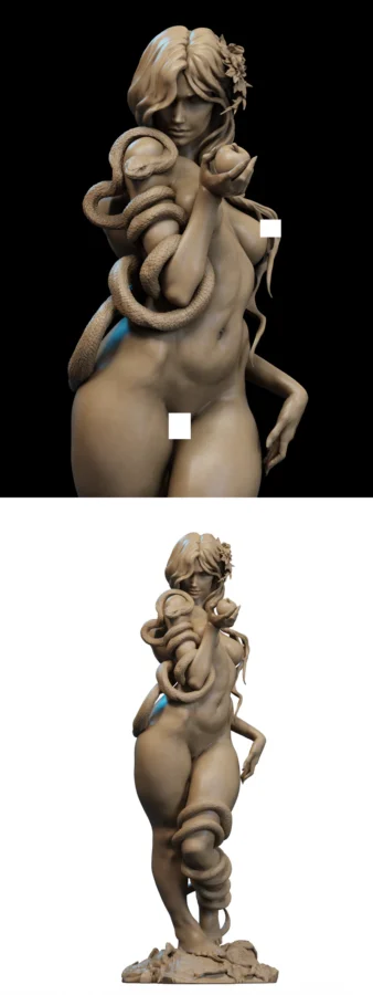 Eve Extra STL model for 3D printing