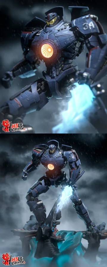 Gipsy Danger – Pacific Rim STL model for 3D printing