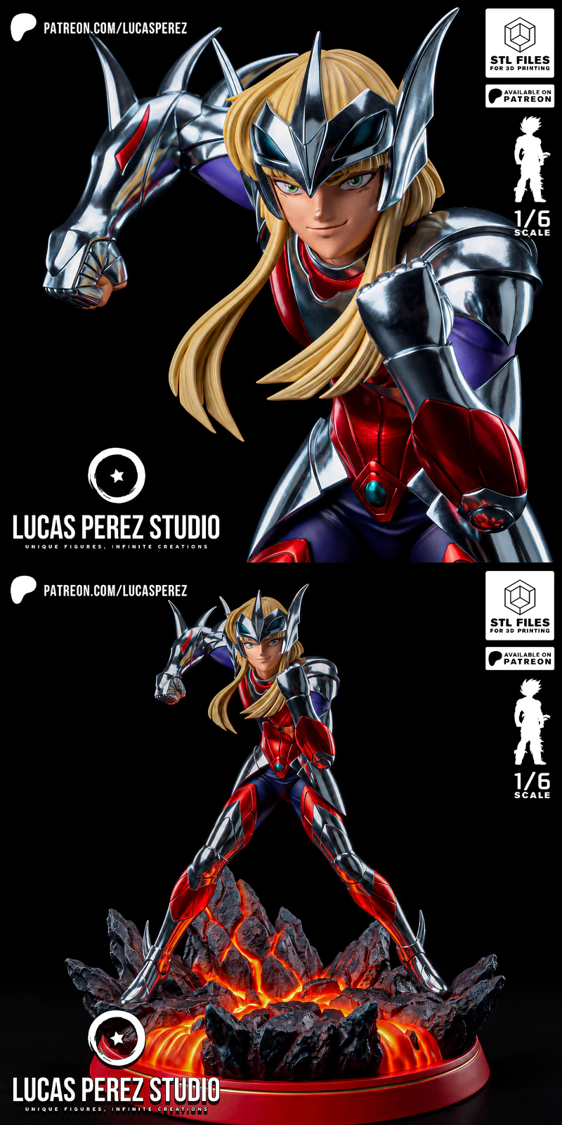 HAGEN – Saint Seiya STL model for 3D printing