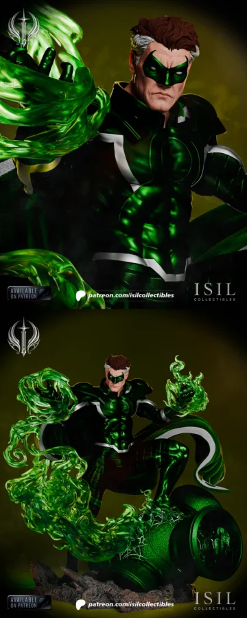 Hal Jordan Parallax STL model for 3D printing