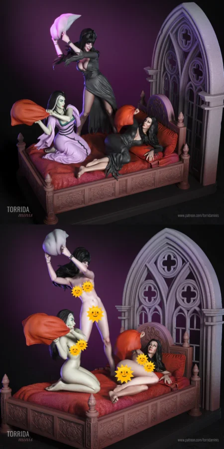 Halloween Pillow Fight STL model for 3D printing