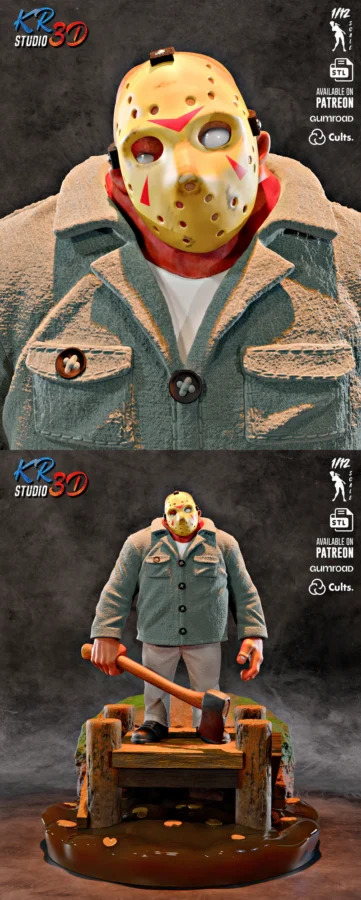 Jason Voorhees Chibi STL model for 3D printing