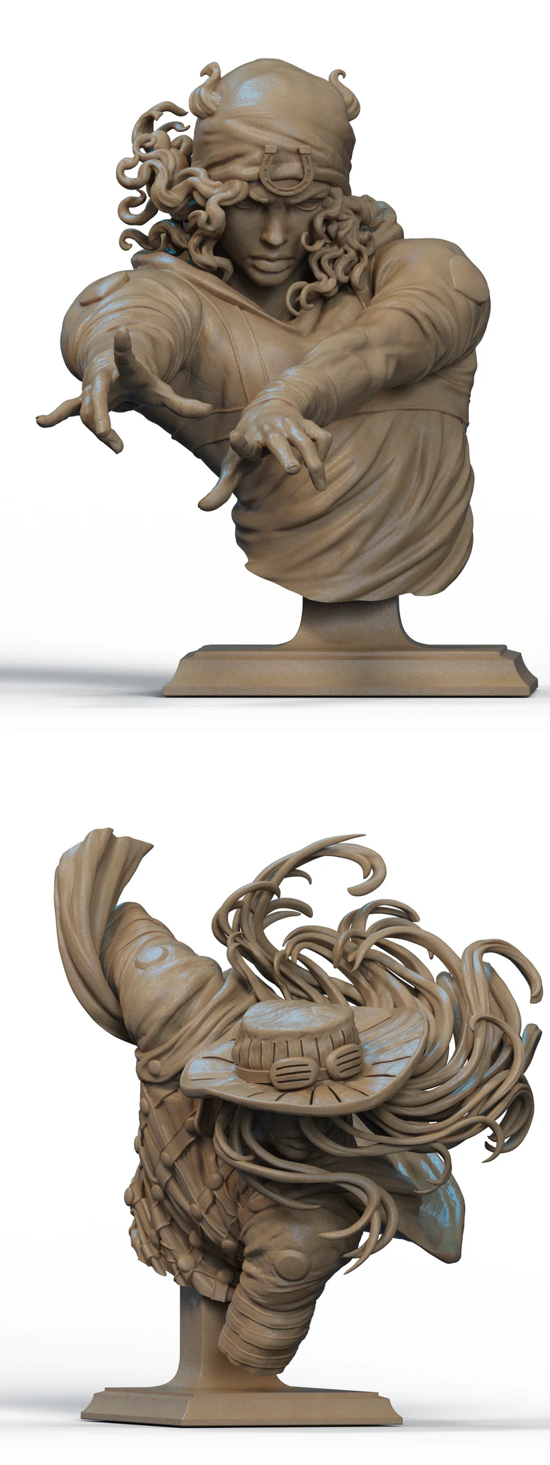 Jojo Bust STL model for 3D printing
