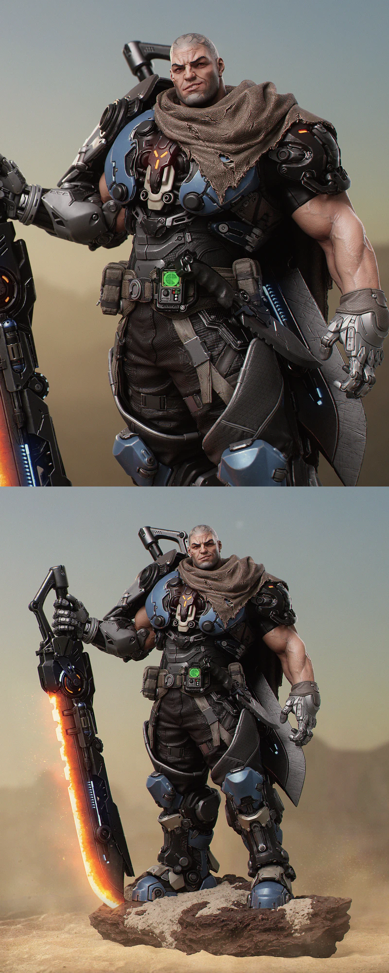 KURG – THE SCOURGE OF BEASTS STL model for 3D printing