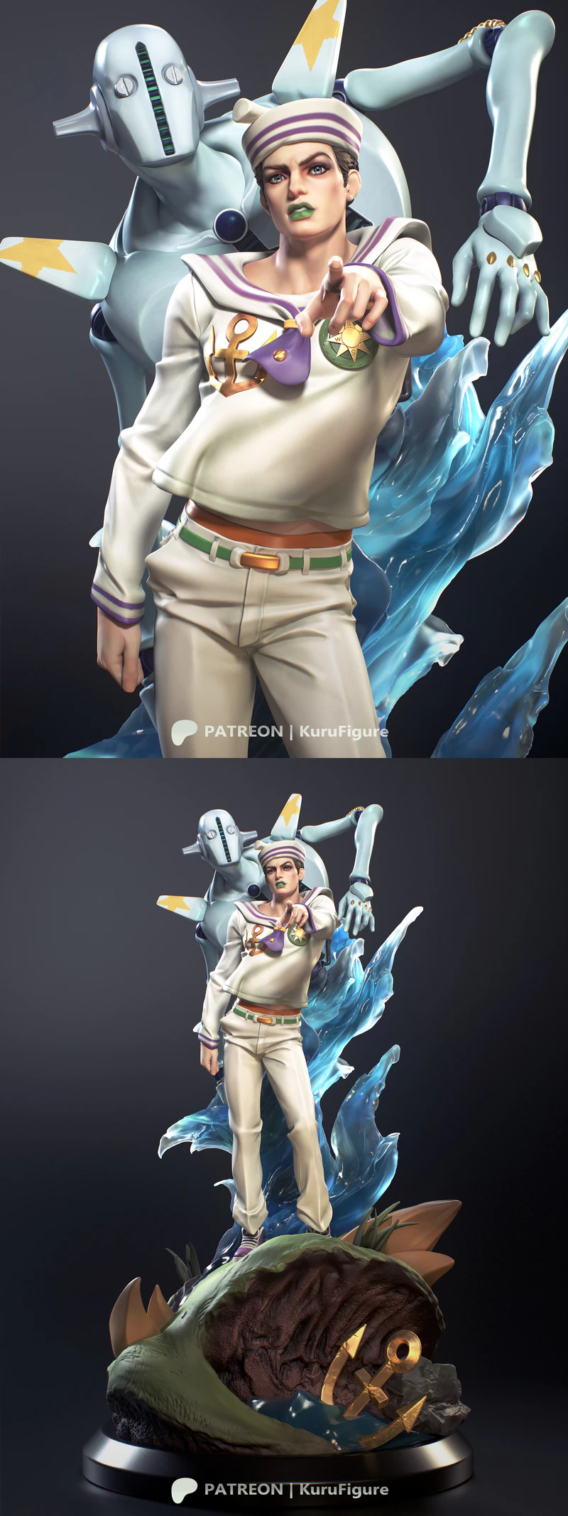 Josuke Higashikata STL model for 3D printing