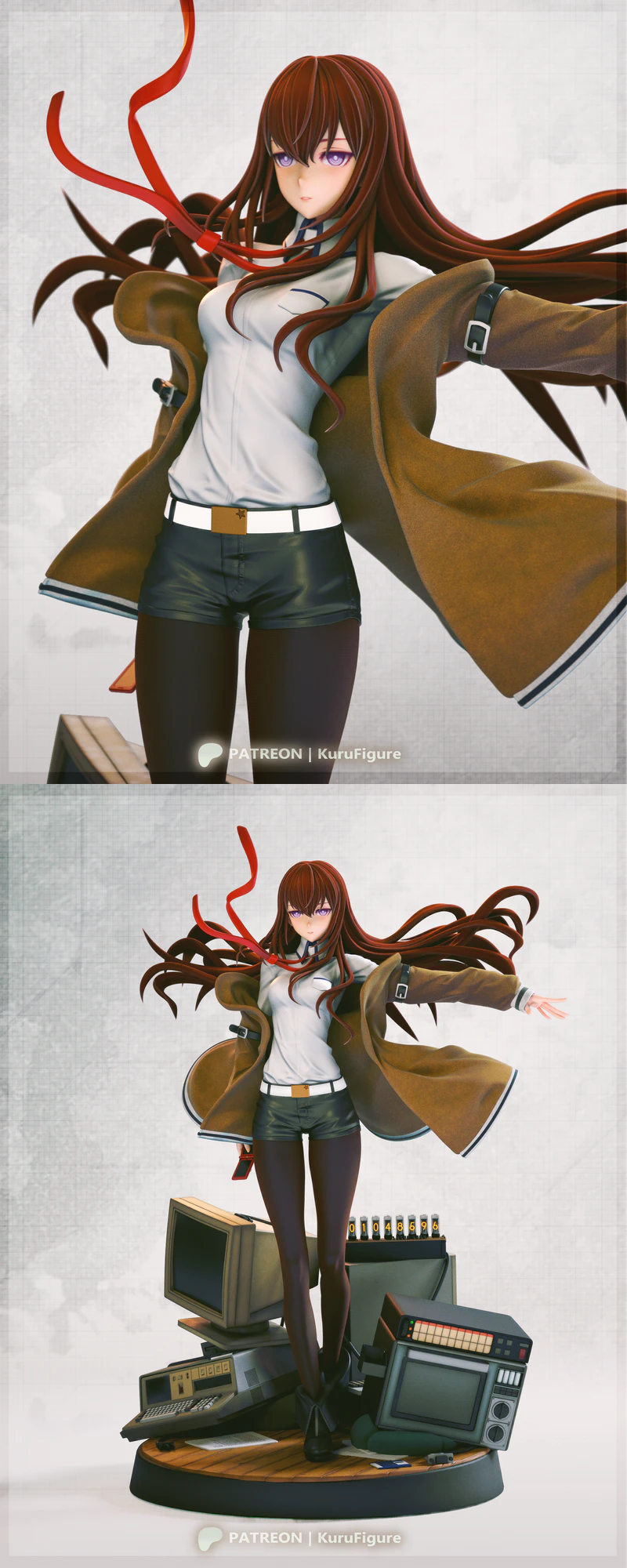 Kurisu Makise STL model for 3D printing