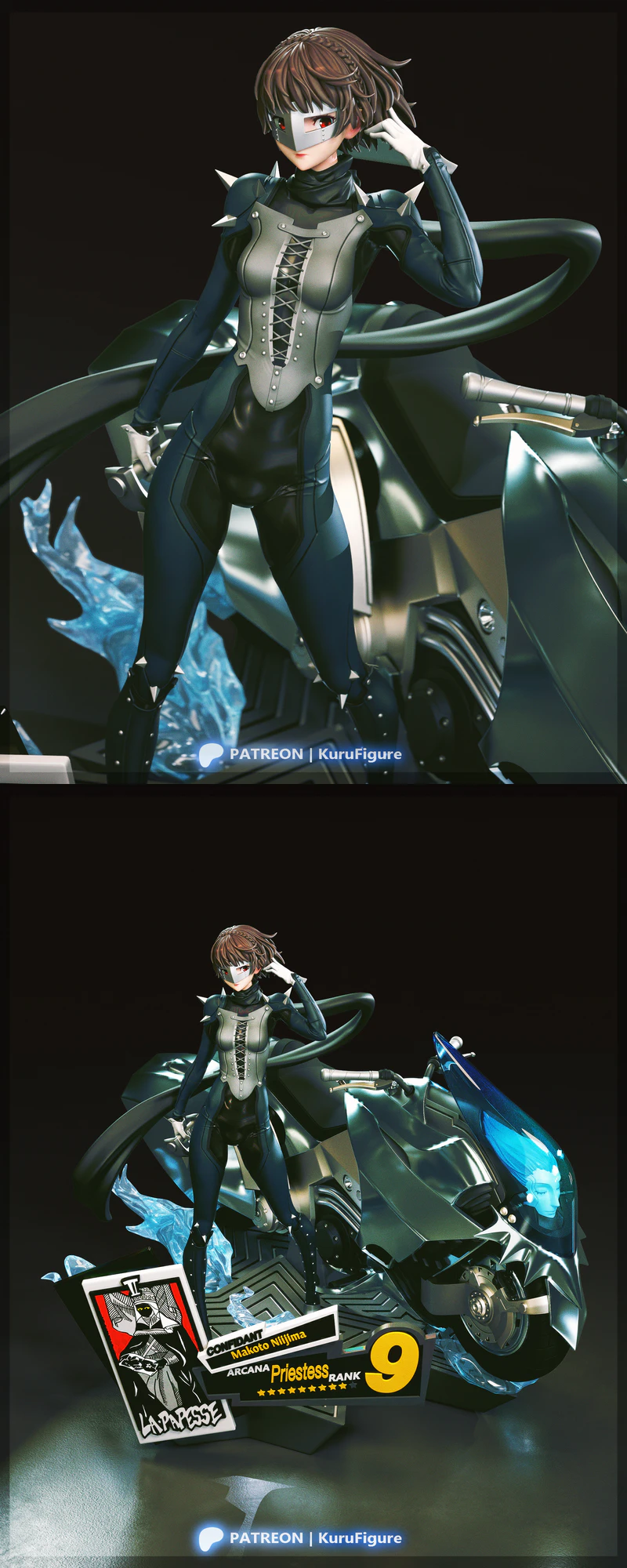 Makoto Niijima Queen STL model for 3D printing