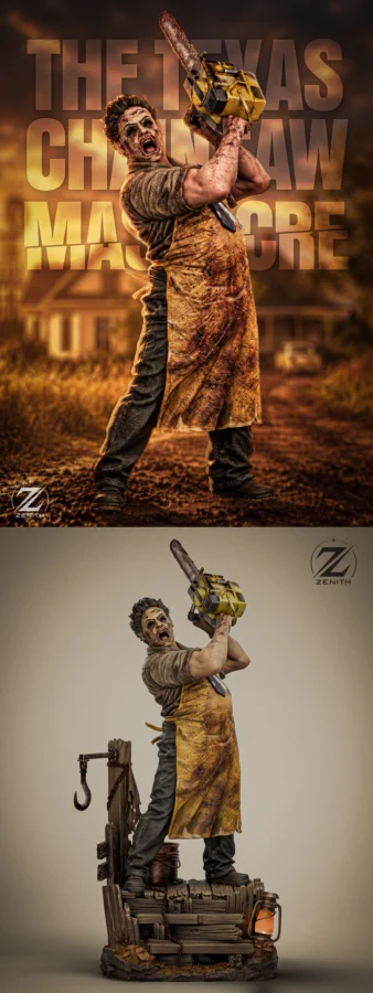 LEATHERFACE STL model for 3D printing
