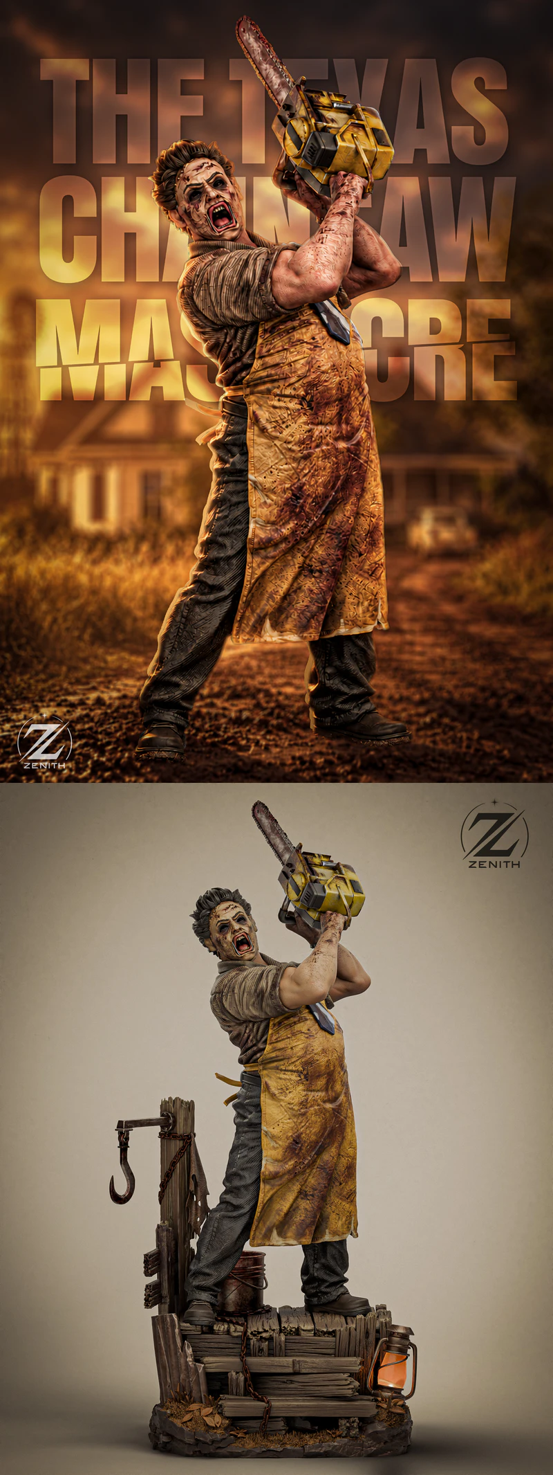 LEATHERFACE STL model for 3D printing