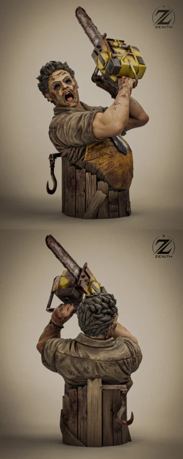 LEATHERFACE BUST STL model for 3D printing