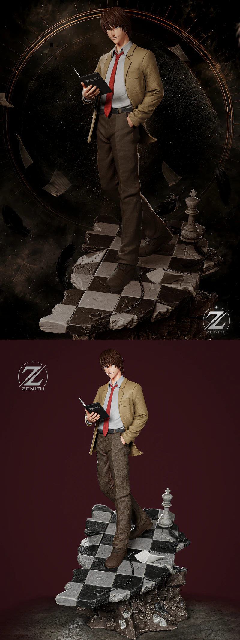 LIGHT YAGAMI STL model for 3D printing