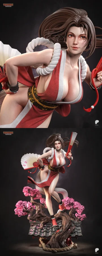Mai Shiranui – The King of Fighters STL model for 3D printing