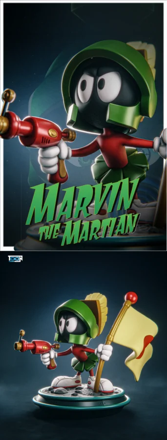 Marvin The Martian STL model for 3D printing
