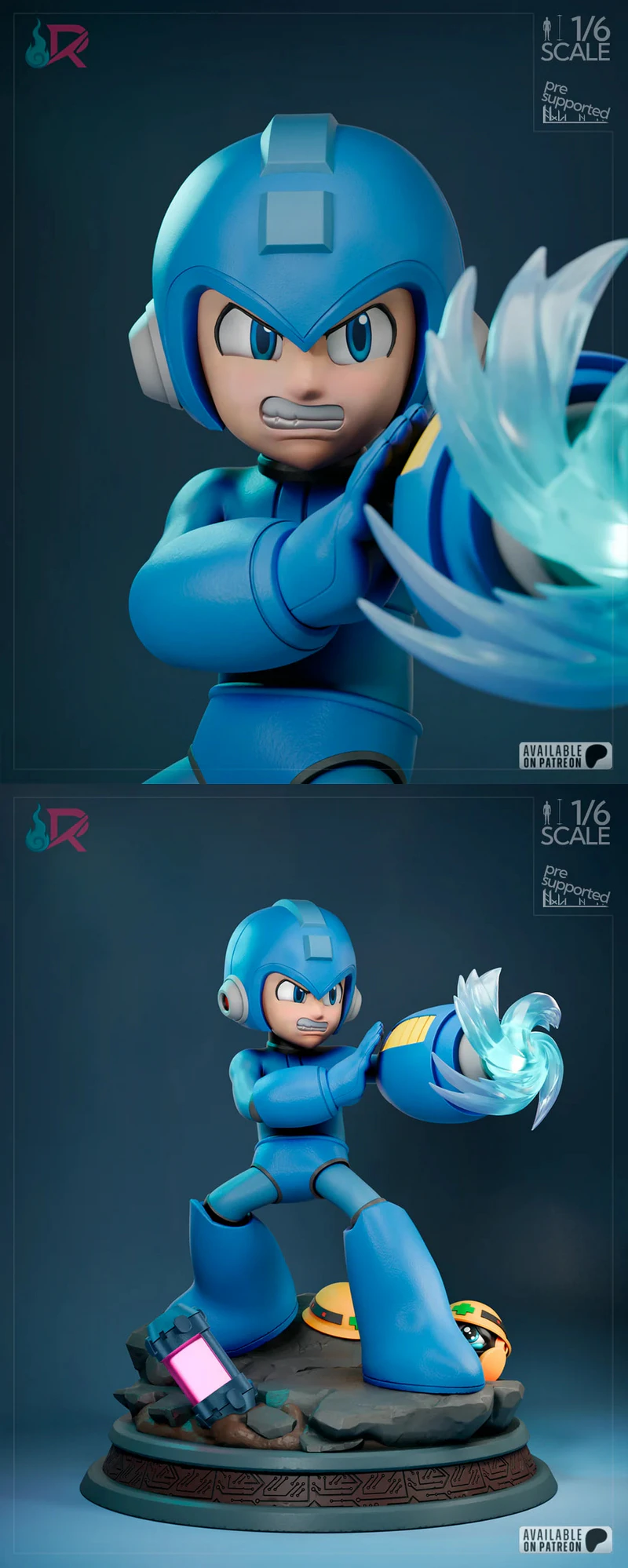 Megaman – Classic STL model for 3D printing